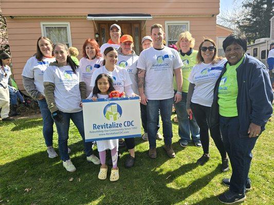 Volunteer work for revitalize cdc in springfield