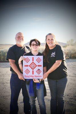 My daughter's first target shooting.