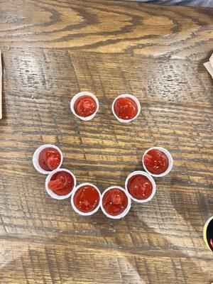 Just having fun with ketchup