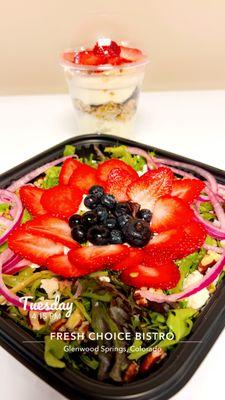 Berry Salad- Fresh, Delicious and so pretty!