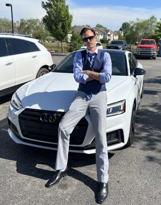 Made it to my meeting on time. Dress for success!!!