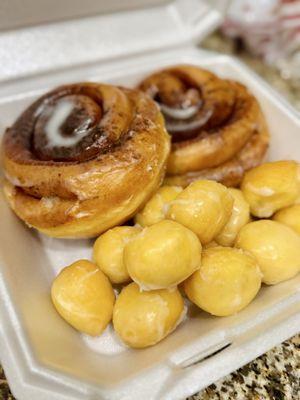 Love their Cinnamon Roll . So soft