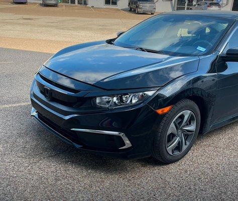 like brand new after hail repair.