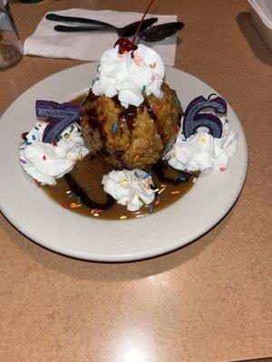 Fried ice cream