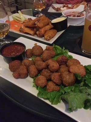 Fried mushroom app. Very tasty. Good sharing option.