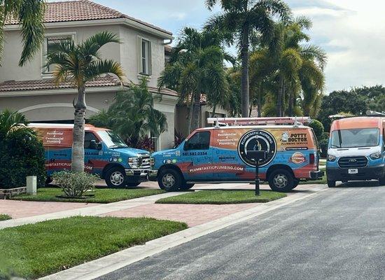 Potty Doctor service vans