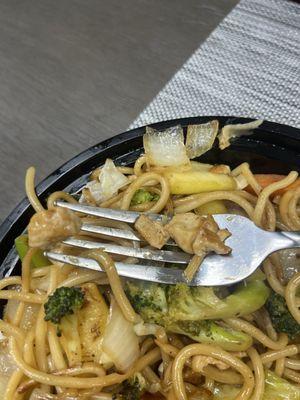 Chicken hibachi bowl.