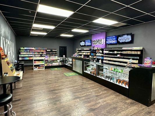 Magical Smoke and Vape: THC, CBD, Kratom, Vapor, Edibles, Dabs, and Dab Pens. This is an inside view of our Smyrna store.