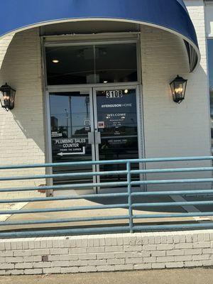 Ferguson Home Signage on Door