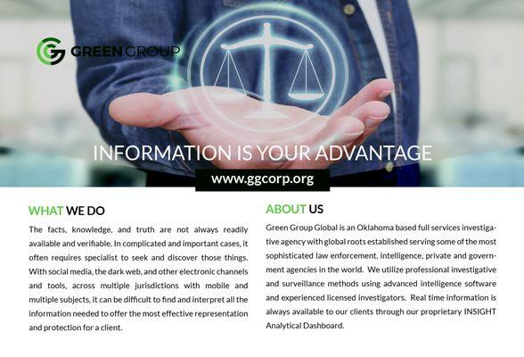 Green Group Litigation Support Services - Real Information is your advantage