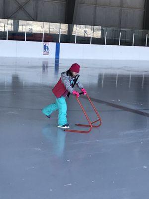 My grandchildren skating