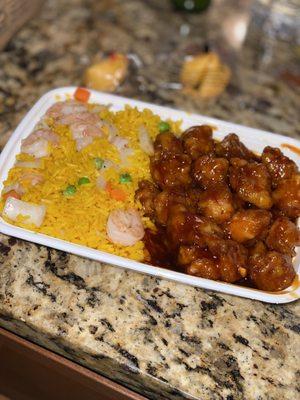 Shrimp Fried Rice Gen tho chicken