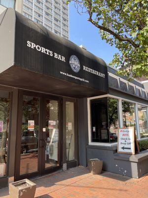 Go inside here to get to rental office