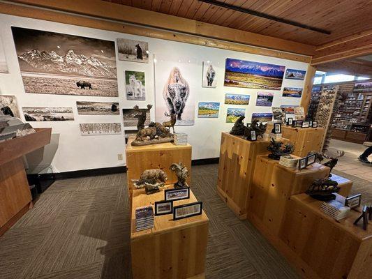 Artwork, carvings, photography