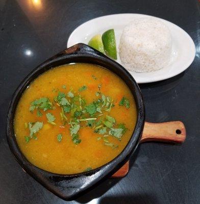 Chicken soup with rice