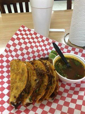Birria tacos