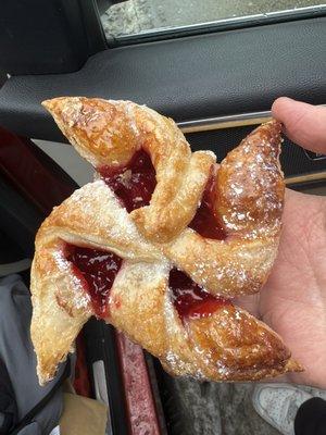 Strawberry Star pastry