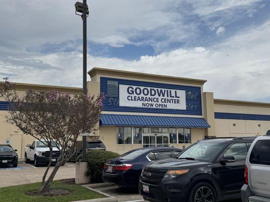 It's now Goodwill Clearance Center, a pilot store.