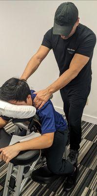 Chair Massage is also available for In-call and Outcall appointments.