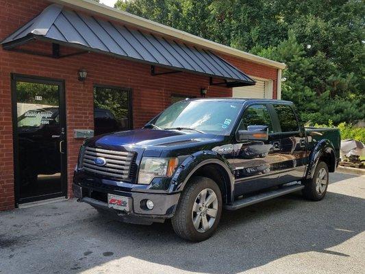 Overall paint job on a 2014 Ford F-150.