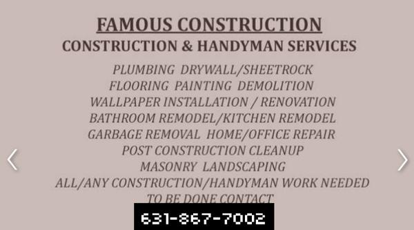 Famous Construction