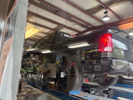 Time to get the alignment done.