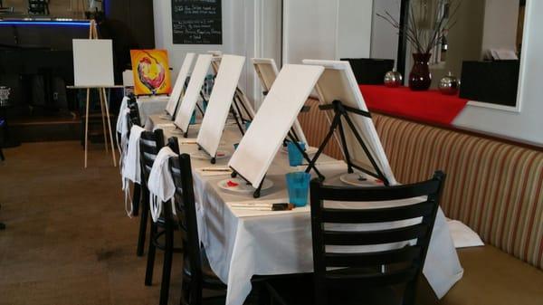 All set up and ready to paint!