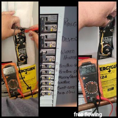 If you have an electric water heater and don't have hot water, check your breaker box first Do not fall for "you need a new water heater"