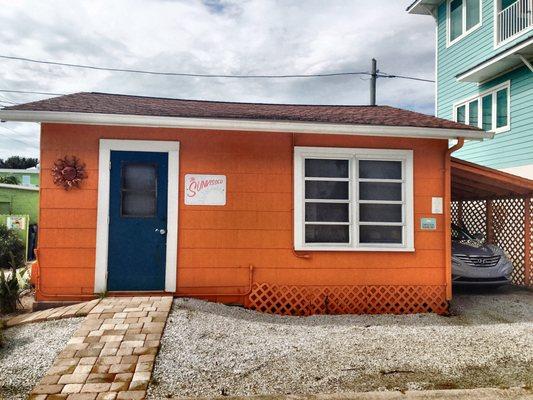 Outside of the cottage