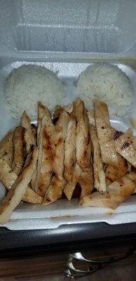 Chicken breast teriyaki sauce is thin... but good