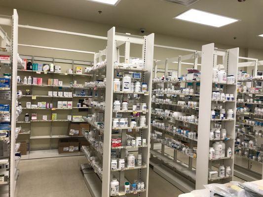 Part of the inside of the pharmacy