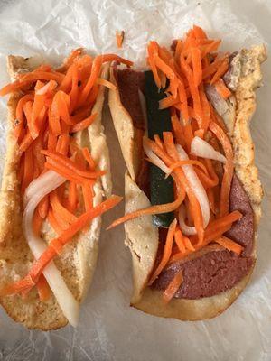 I didn't order a carrot sandwich, where is the meat! $11 and 2 slices are you kidding me?