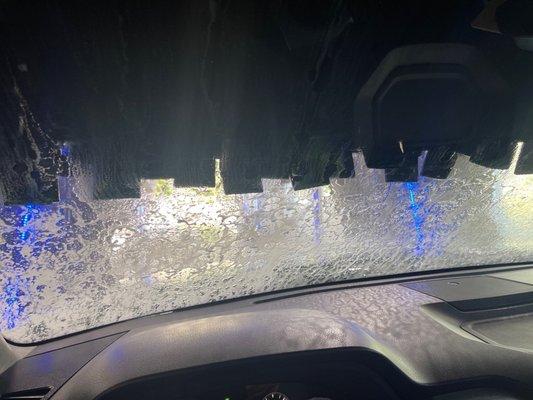 All the bird shit is gone