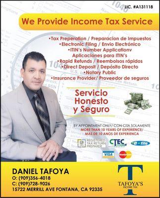 Tafoyas Income Tax