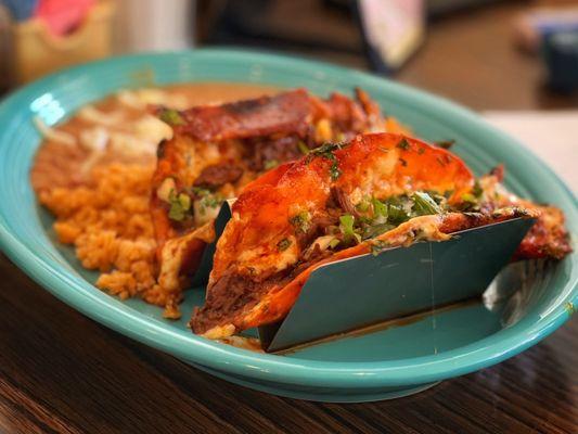 Birria tacos, pretty solid and a lot of sit-down places often don't even have them.