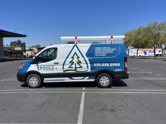 Full wrap for nevergreen pools