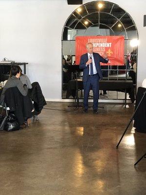 Mayor Fischer at Small Biz Expo 2019