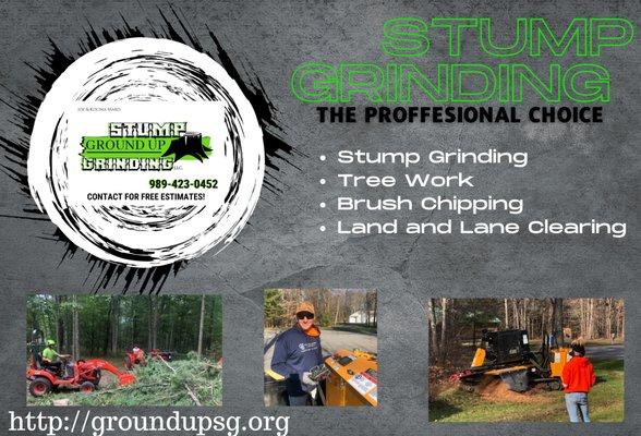 Ground Up Stump Grinding