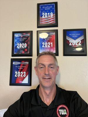 we have ben voted for and received the best of the best in tree care 7 years in a row new photo will be up loaded soon