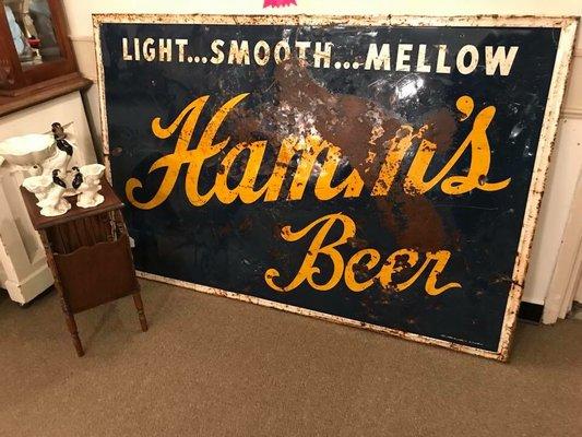 We also have a nice large selection of vintage signs in stock