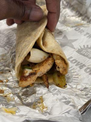 Chicken fajitas