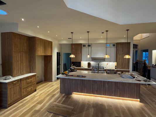 European Door Style Cabinets for this beautiful layout in Frisco, TX.