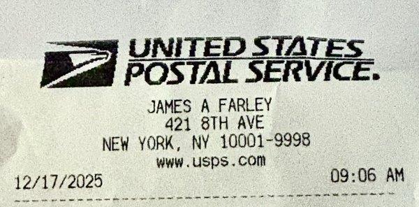 I'm trusting the U.S. postal service to get the phone to the soldiers! 12/18/25