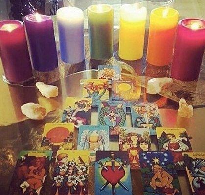 Crystals, chakras, candles