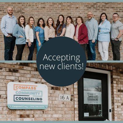 Our team is currently accepting new clients.