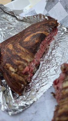 Hot Pastrami with horsey sauce