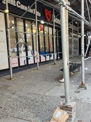 Always filty on the outside. Imagine what it looks like in the back.