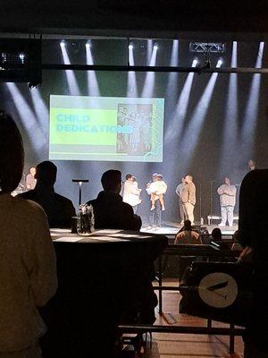 We believe that our children are gifts from God. We dedicate them back to Him.