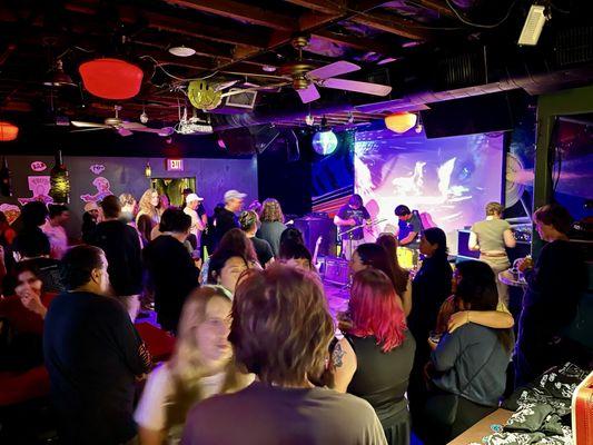 The main room during Band Argument's album release show (8/8/25)