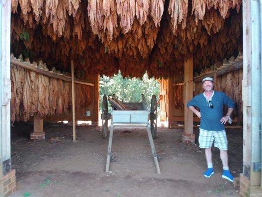 We really liked the tobacco barn! It smelled so good.